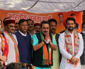Union Minister Anurag said in Arki, put a stamp on the welfare schemes of Jairam government, win BJP