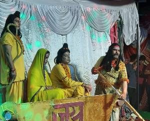 Ramlila being organized at Arki's Chaugan Maidan