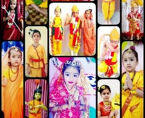 Dussehra celebrated with pomp in DAV School Alampur