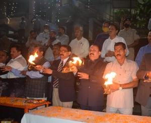 Paonta Sahib: After the evening worship, the evening program of the state level Yamuna Sharad Mahotsav started