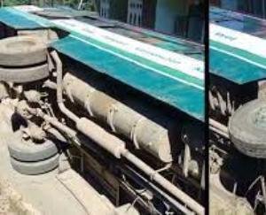 Mandi: Brake of HRTC bus failed in Karsog, a major accident was averted due to driver's understanding