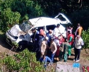 Road accident occurred in Mandi district of Himachal Pradesh, two killed, three injured