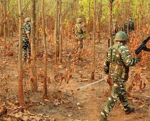 Police killed three Naxalites in encounter on Telangana-Chhattisgarh border, many weapons recovered