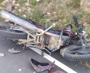 Una: Road accident occurred in Chintpurni, a fierce collision between bike and bus