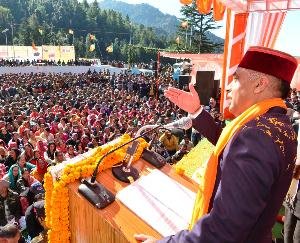 Chief Minister Jairam announced the opening of Government Degree College at Nauhradhar in district Sirmaur.