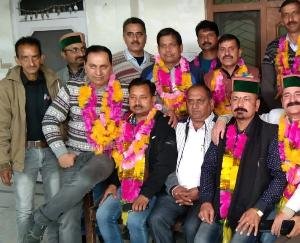 Ghumarwin: Shamsher Singh Thakur became the President of Himachal Pradesh Joint Patwari and Kanungo Union Land System