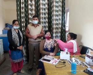 Kovid-19 vaccination will be done at 25 places in Paonta Sahib on November 21