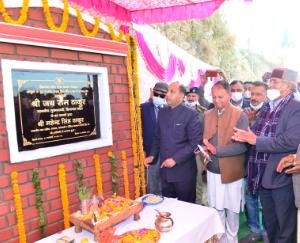 Mandi: The Chief Minister inaugurated and laid the foundation stone of 96 development projects in Dharampur assembly constituency.