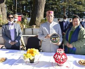 Shimla: Governor Rajendra Vishwanath Arlekar visits the Institute of Specially Abled Children