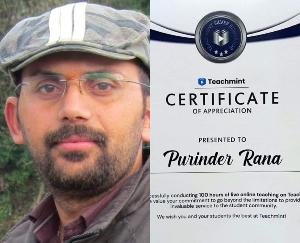 Jogindernagar: Gurukul Kotli director Purindra Rana honored for his excellent performance