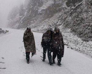 Whole North India in the grip of cold wave, snowfall started on the mountains, the temperature reached minus somewhere