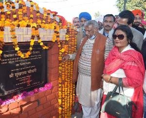 पांवटा विधानसभा क्षेत्र में पेयजल सिंचाई व मल निकासी योजनाओं पर व्यय होंगे 16 करोड़- सुखराम चौधरी