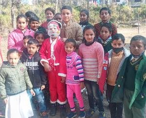 Christmas festival celebrated in Shantiniketan Public School Jogindernagar