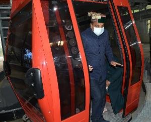 Chief Minister Jai Ram Thakur inaugurates Dharamshala Skyway Ropeway