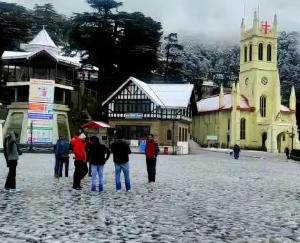 Snowfall starts in Shimla, the queen of hills, weather will be bad in the state till January 24