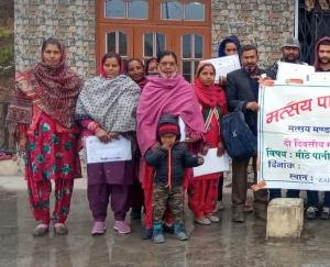 Organized a two-day training camp on fisheries