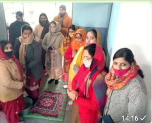 Kunihar: Teachers and children celebrated the festival of Basant Panchami