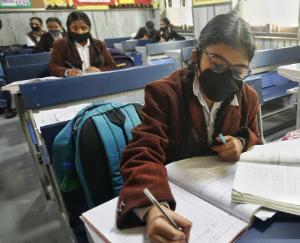 Schools open in Delhi, Manish Sisodia visits government school