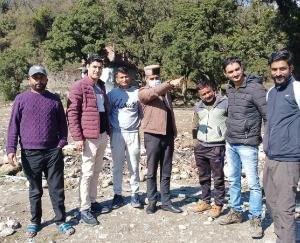 Pawan Kajal inspected the sports ground in Jogipur Panchayat