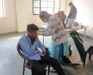 Special camp organized for Kovid vaccination in Talwar's educational institution