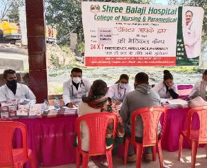 Free medical camp organized at Nag Mandir, Darkota
