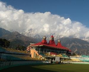 dholadhar pahadiyon ki god mein basa hai antarashtriya cricket stadium