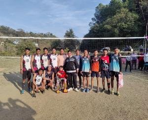Triveni Mahadev won the volleyball competition