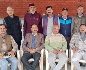 Jogindernagar: Meeting of Ex-Servicemen League under the chairmanship of Ravindra Pal