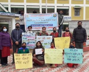 Organized competitions under Road Safety Program in Takipur College