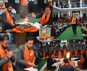 Special Yagya performed in DAV School on the birth anniversary of Maharishi Dayanand