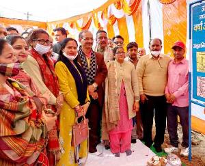 Vegetable market drain to be built in Una with 1.85 crores, Satpal Singh Satti laid the foundation stone