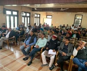 Virtual mass dialogue program on the 2022-23 budget by CM seen in the joint office building