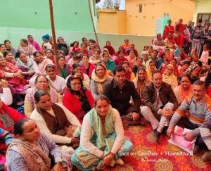 Mahila Mandal Dayothi organized a program on the occasion of Women's Day