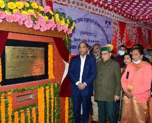 Shimla: CM lays foundation stone of double lane tunnel costing Rs 49 crore in Dhali