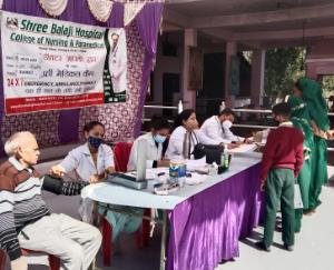 Shri Balaji Hospital set up medical camp in Sunehat