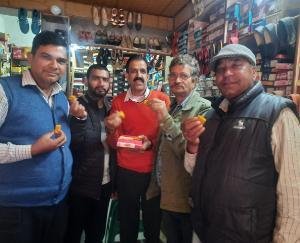 BJP celebrated vigorously for victory in four states