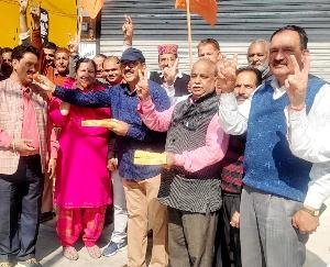 Kunihar BJP congratulated on the victory of BJP in four states