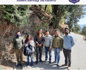 Police arrested Nepali pair with 1.31 kilograms of charas