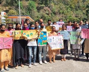 Road Safety Week started in Darlaghat College