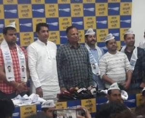 Former Youth Congress President Manish Thakur joined AAP
