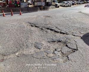 potholes of the roads are inviting accidents