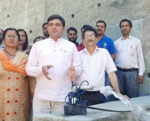 Upadhan solved the water problem by installing a submersible pump