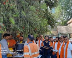 Bharatiya Mazdoor Sangh celebrated Hindu New Year with gaiety