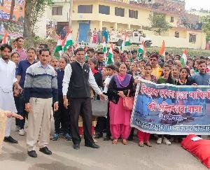  पूरे बिलासपुर शहर में निकाली चिट्टा सरगना नशा माफियाओं की शव यात्रा