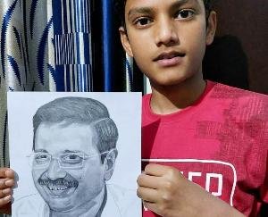 Himanshu Bhatti welcomes Kejriwal in a different way