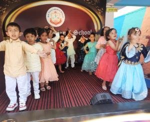 Celebration of Navratri in Sai International School