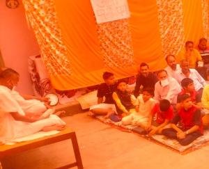 The meaning of charity is to hide, not to be printed - Jain monk Adhimukt Maharaj