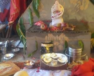 Kunihar: The idol of Kshetrapal deity is seated in Jabal