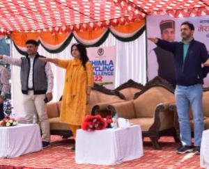 Cycle rally started from Ridge, Additional Deputy Commissioner gave green signal