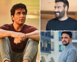 Sonu Sood's reaction came amid controversy over Hindi language between Ajay Devgan and Kichha Sudeep